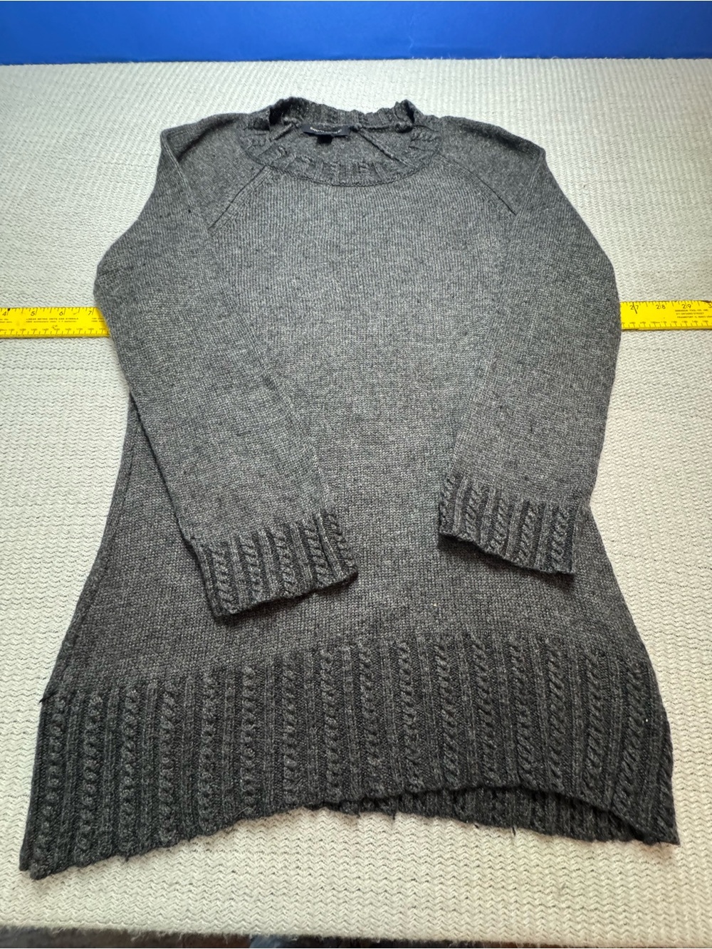 Banana Republic Dark Charcoal Crewneck Sweater